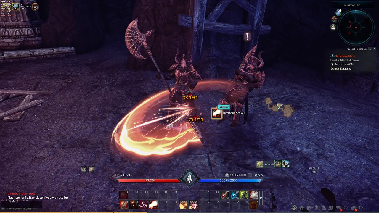 Karascha's Lair TERA private server quest progression in TERA Reforged